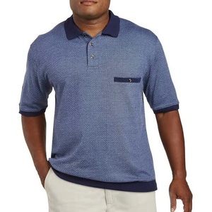 Harbor Bay Diamond Peacoat Polo Shirt 2XL Tall